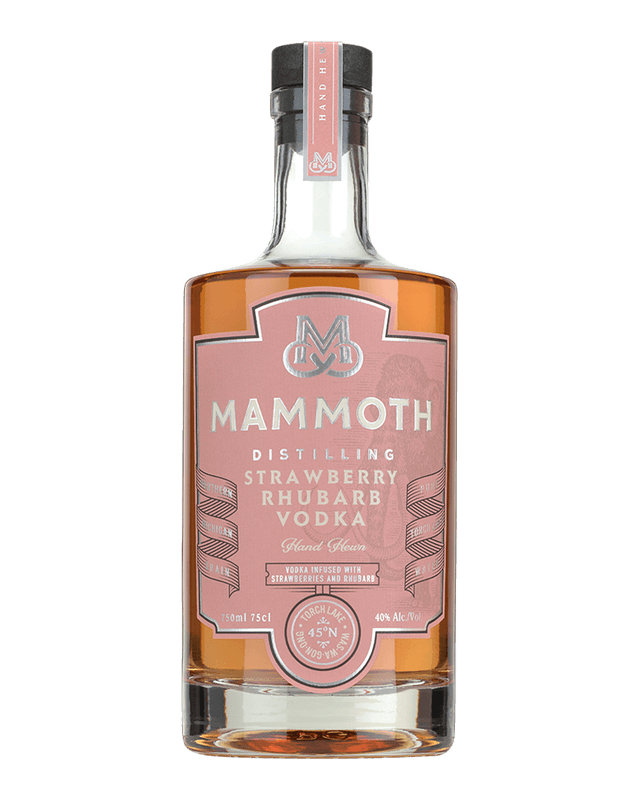 Mammoth Strawberry Rhubarb Vodka - Front